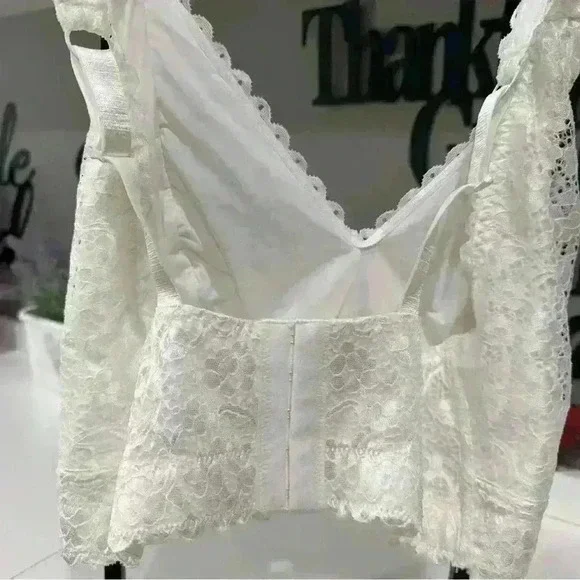 PARFAIT Adriana P5482 Women's Curvy and Full Bust Supportive Wire-Free Lace Bra - Picture 4 of 5